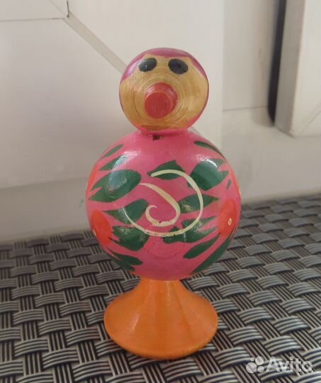 Свистулька деревянная птичка