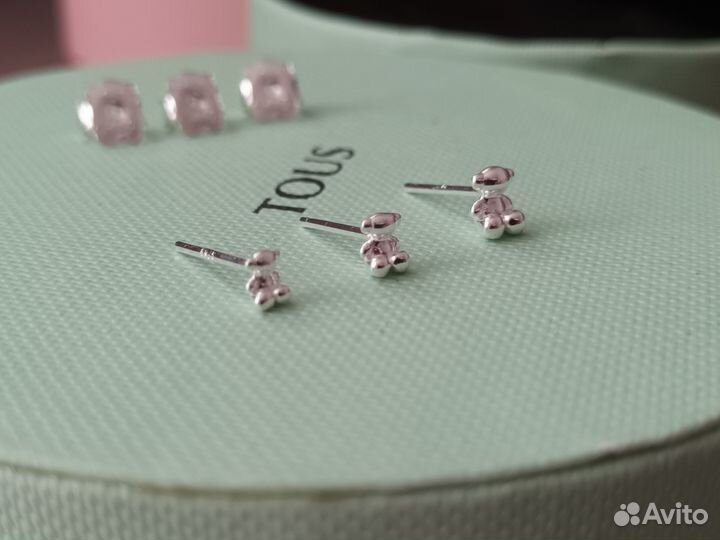 Серьги Тоус Bold (Сет из 3шт)