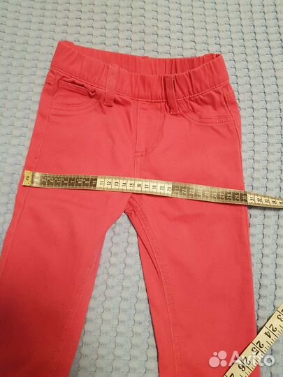 Джинсовые леггинсы штаны на девочку р.110