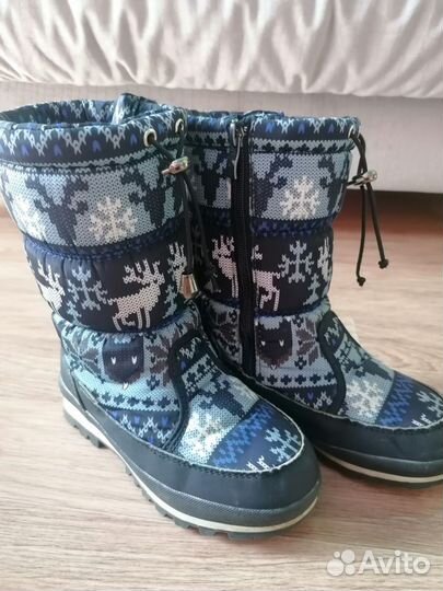 Сапоги зимние для девочки 32 размер