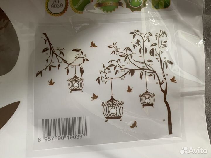 Интерьерная наклейка на стену