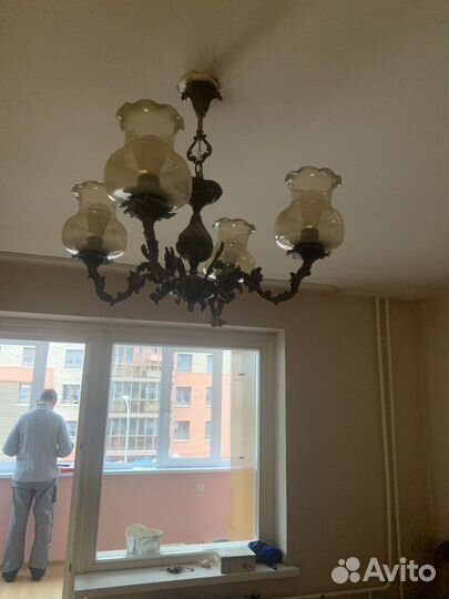 Люстра потолочная подвесная бу