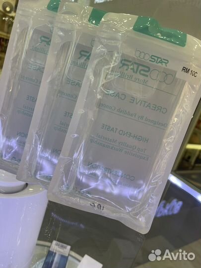 Чехол для Xiaomi Redmi 10C силикон прозрачный