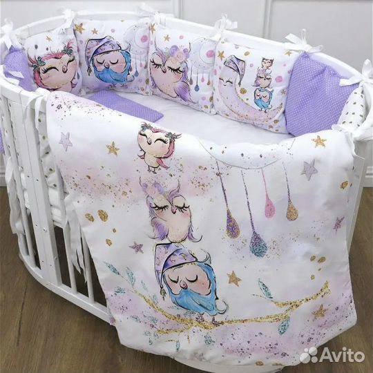 Бортики в детскую кроватку