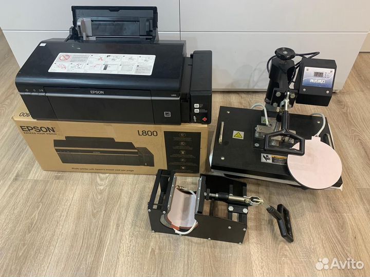 Принтер (сублимация), термопресс 8 в 1