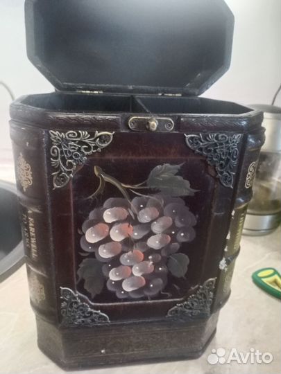 Ящик деревянный подарочный для бутылок