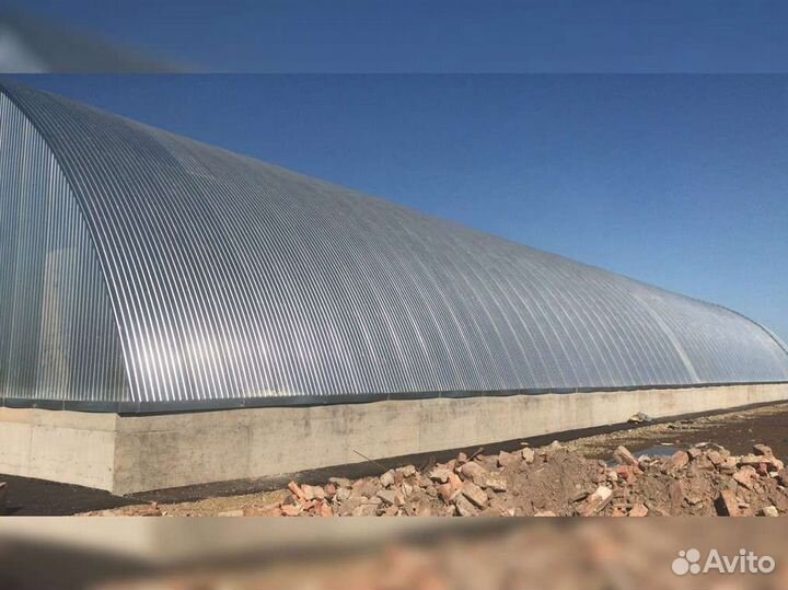 Ангар под ключ от производителя. Размер 15х55м