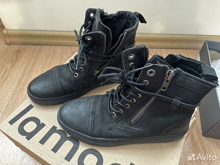 Ботинки кожаные Pepe Jeans 40 размер