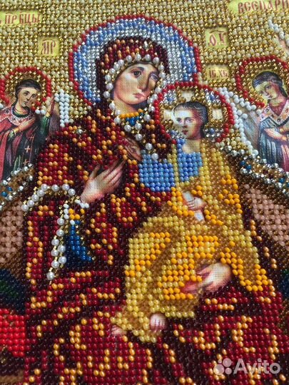 Вышивка бисером.Лики святых. Иконы