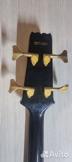 Aria Pro II SB Black n Gold II японская бас гитара