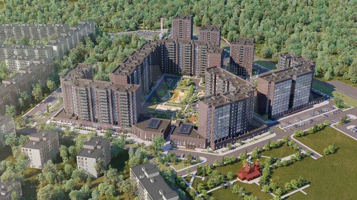 Квартира-студия, 29,3 м², 2/12 эт.