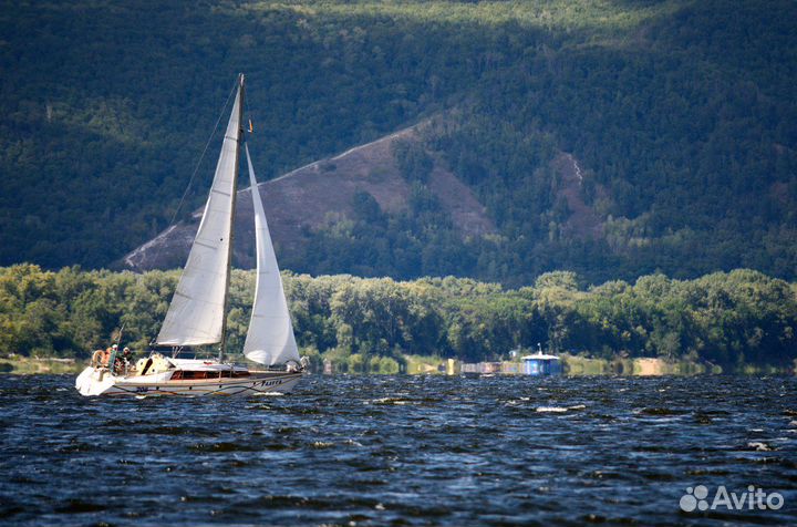 Прогулка на парусной крейсерской яхте в Самаре