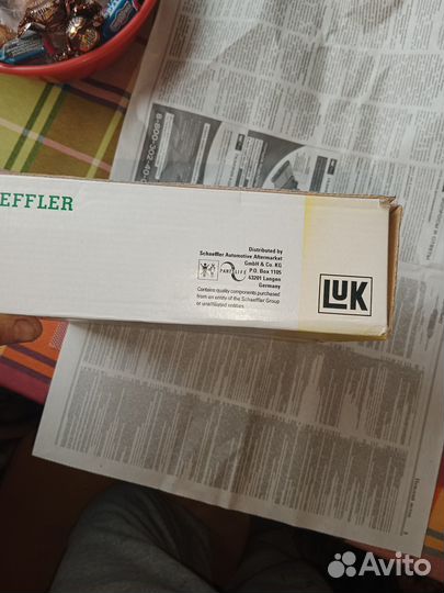 Комплект сцепления renault nissan К9К 1.5D 6МКПП