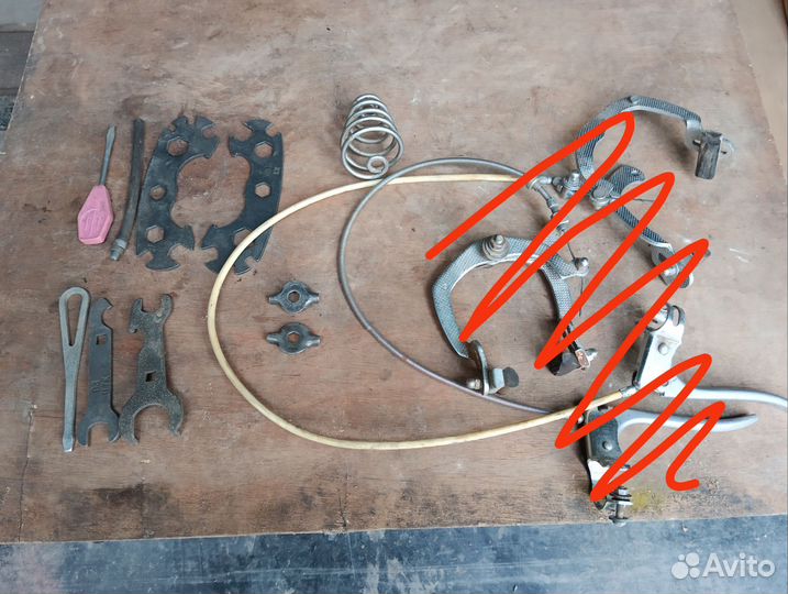 Запчасти урал велосипед ключи СССР