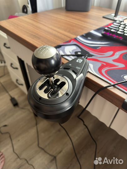 Игровой руль 900 градусов 3 педали и кпп artplays