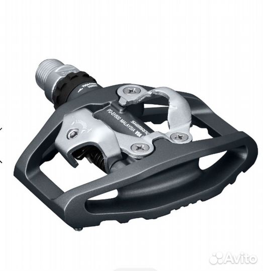 Педали гибридные Shimano PD-EH500 SPD / Flat