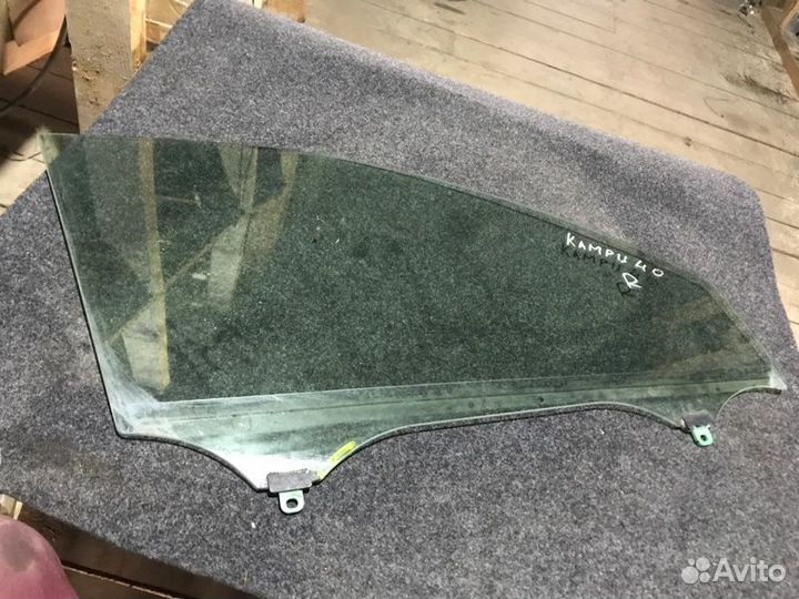 Стекло двери переднее правое Toyota Camry V40