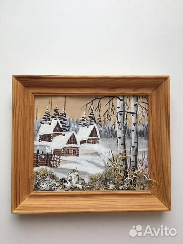 Картина на бересте