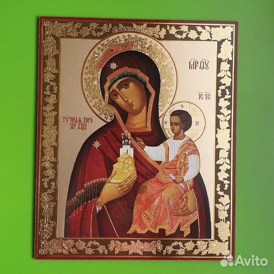 Икона Божьей Матери Тучная гора 18х22 см