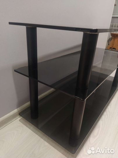 Стеклянный журнальный стол/тумба