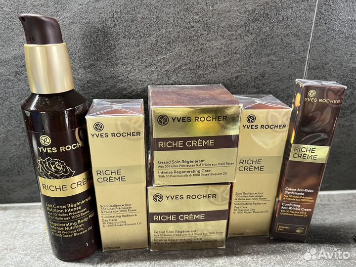 Ив Роше антивозрастной уход Риш для лица, крем под