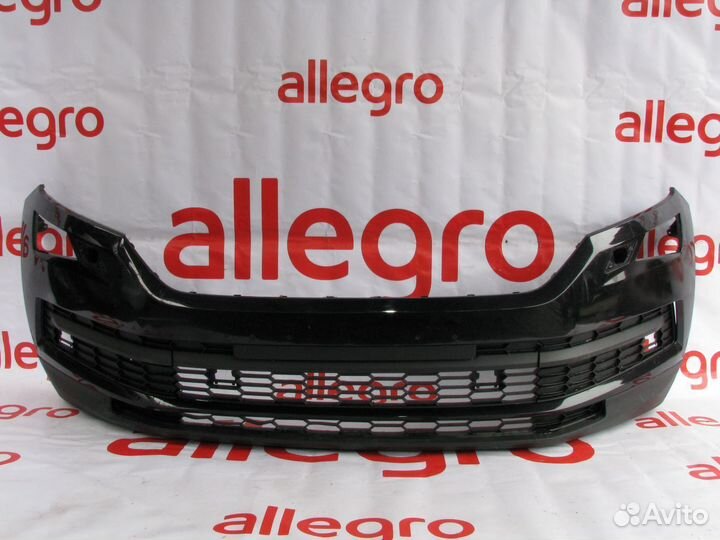 Skoda Kodiaq бампер передний 2018+