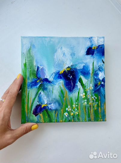 Картина маслом на холсте цветы