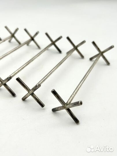 Подставки для ножей 6 шт. серебро 84 пр. 126,3 гр