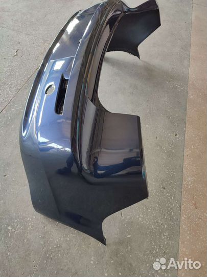 Бампер задний Митсубиси Лансер X. новый,синий