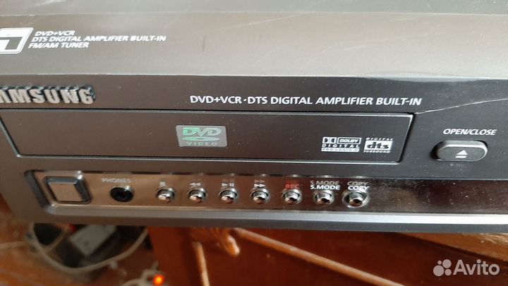 Dvd плеер + VHS(VCR) + Радио Samsung DVD-CM350A