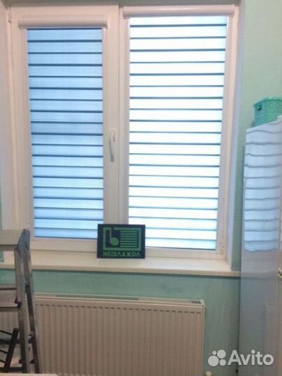 Рулонные шторы день ночь зебра S624G-F35318