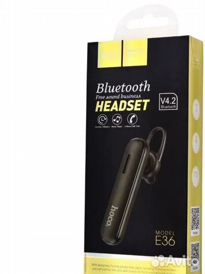 Гарнитура Bluetooth Hoco E36 Free sound универсаль
