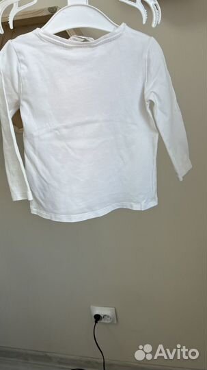 Лонгслив для девочки, лонгслив детский 92