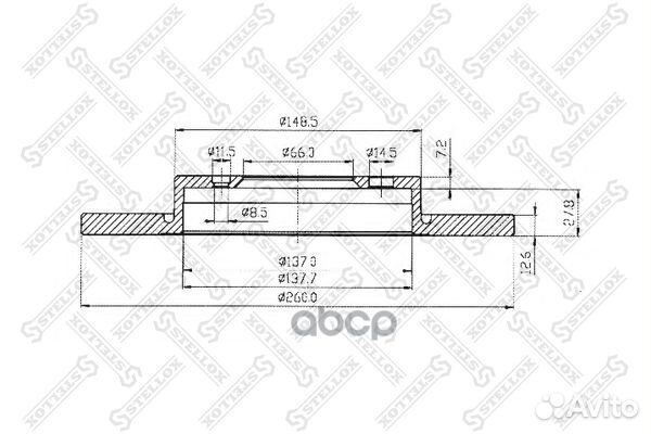 6020-1516-SX диск тормозной передний BMW E30 1