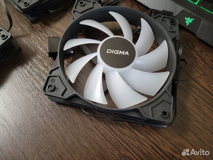 Вентилятор 120мм для корпуса/ новые