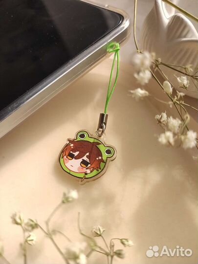 Брелок на телефон Чжун Ли Геншин Импакт