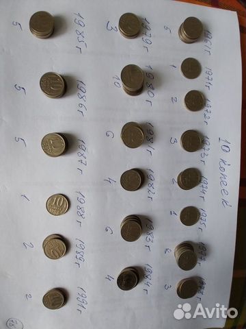 Набор монет СССР погодовка