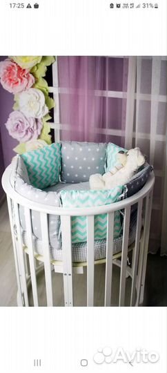 Детская кроватка трансформер 7 в 1