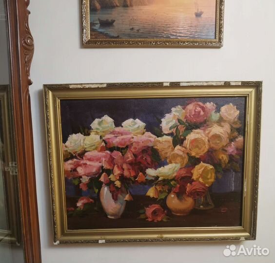 Картина старинная нач.хх в. холст, масло