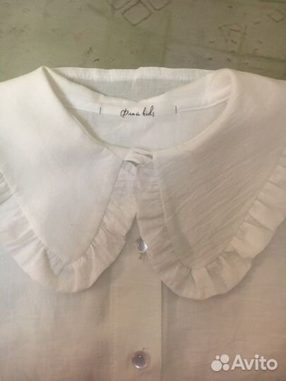 Блузка школьная х/б 100