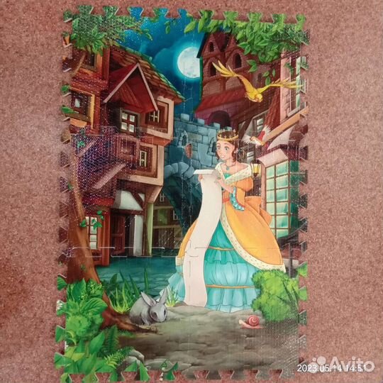 Ортопедический коврик и пазл