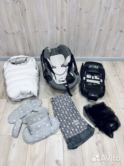 Автолюлька stokke izi go modular + аксессуары