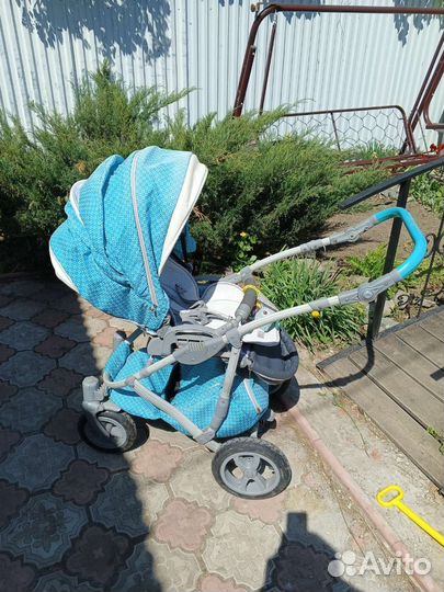Детская коляска2 в 1 эко кожа