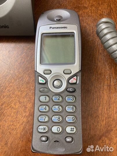 Телефон panasonic стационарный + трубка радио