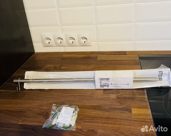 Рейлинг Финторп 57см икеа новый и крючки
