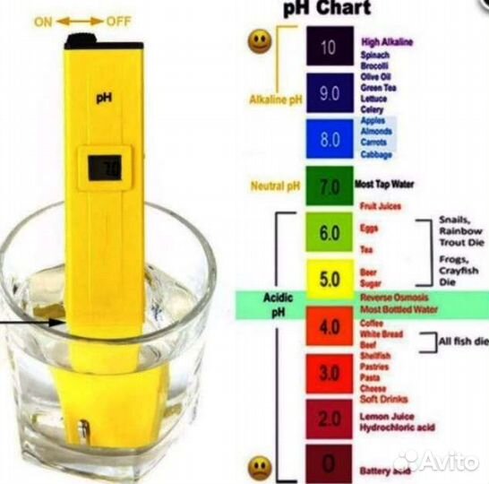 PH-метр 009 измерение 0-14