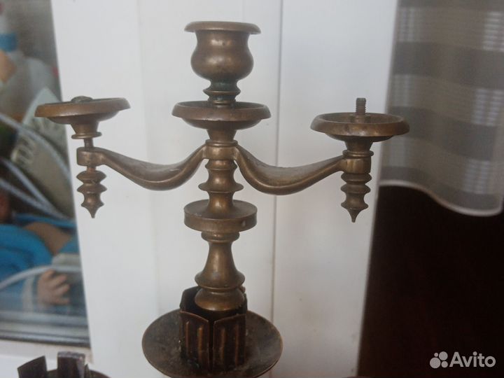 Подсвечник латунь бронза