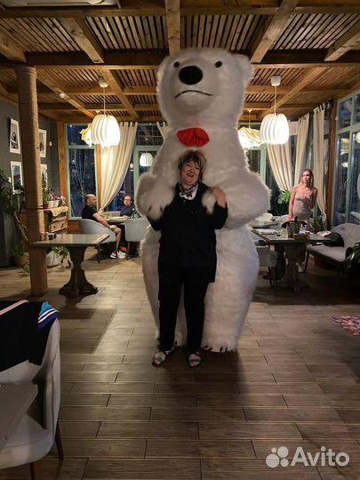 Белый Мишка /Панда / Чебурашка Поздравление