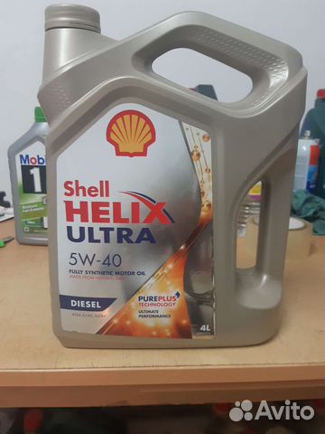 Масло моторное Shell Helix Ultra Diesel 5W40 4л