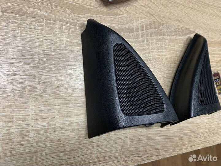 Уголки под твиттеры Skoda Octavia a4